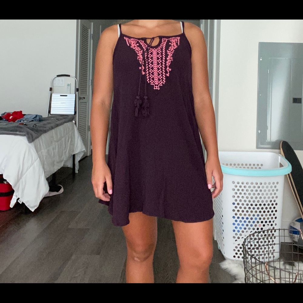 Purple Mini Dress